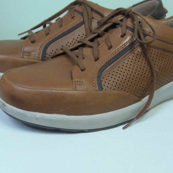 Clark\'s UNStructured Men\'s 11.5 Lace Up Brown Shoes Casual Date Eclectic Grandpa main image 7